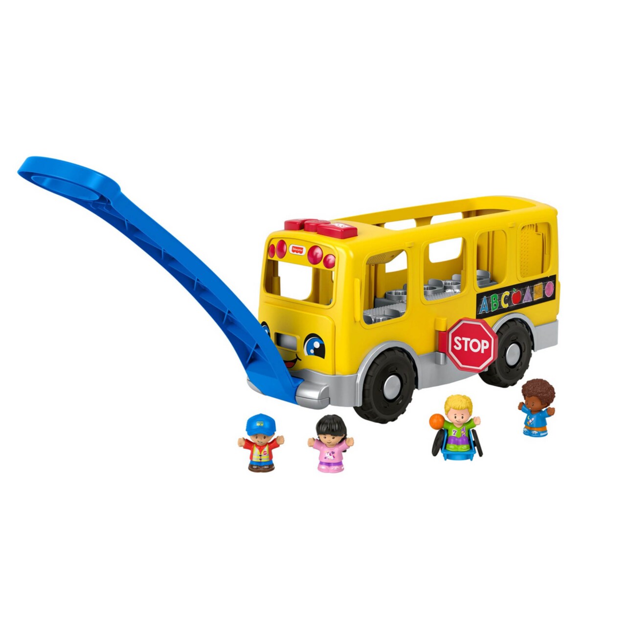 Little People Fisher-Price Toddler Learning Toy, Big Yellow School Bus Musical Push Toy